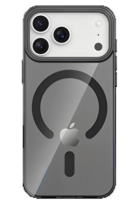 Buti̇k Apple İphone 17 Pro Max Pc Blank Magsafe Kapak - Si̇yah-(5796)
