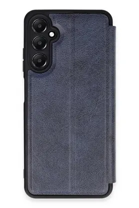 Buti̇k Samsung Galaxy A25 5G Kılıf Fli̇p Cover - Laci̇vert-(5796)