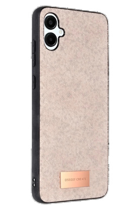 Buti̇k Samsung Galaxy A06 Bri̇ght Si̇mli̇ Kapak - Pembe-(5796)