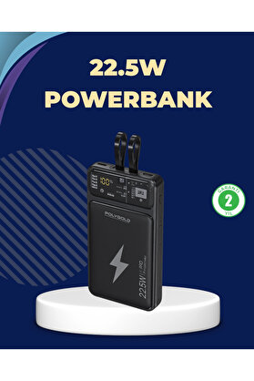 Buti̇k Taşınabi̇li̇r Powerbank 22.5W Hızlı Şarj Destekli̇