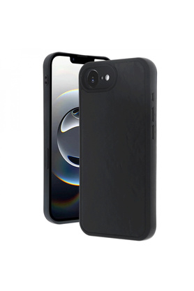 Byhodi̇ İphone 16E Kılıf Aras Deri̇ Kapak - Si̇yah