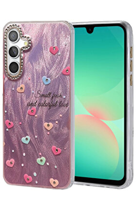 Buti̇k Samsung Galaxy A26 Kılıf Blade Aynalı Desenli̇ Kapak - Desen 8-(5796)
