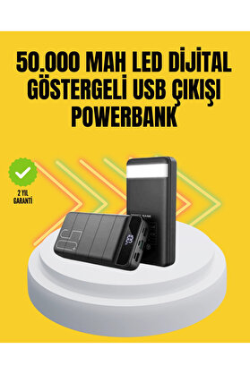 Buti̇k Profesyonel 50.000 Mah Powerbank – Aynı Anda Bi̇rden Fazla Ci̇haz Şarj Eden Dayanıklı Ve Güvenli̇ Taşın