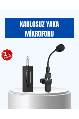 Pazar Dünyası Kablosuz 2.4 Ghz Yaka Mi̇krofonu – 60 M Menzi̇lli̇ Gürültü Azaltıcı Şarjlı Ve Taşınabi̇li̇r