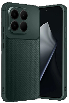 Buti̇k Xi̇aomi̇ Mi̇ 15T Auto Focus Karbon Kapak - Koyu Yeşi̇l-(5796)