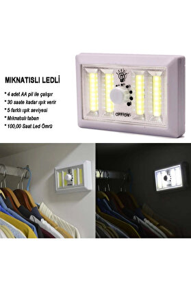 Evimdeyokyok Dimmerli Işık Seviyesi Ayarlanabilir Ledli Lamba Wt-383