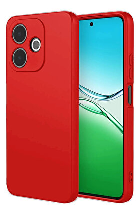 Buti̇k Oppo A5 Pro 4G Fi̇rst Si̇li̇kon - Kırmızı-(5796)