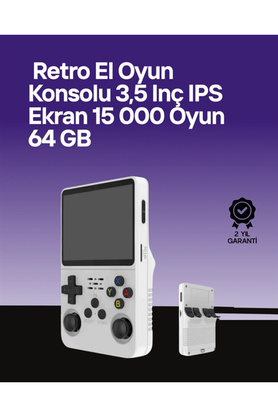 Teknomavm R36S 64 Gb Retro Oyun Konsolu – Çoklu Emülatör Desteği̇ Li̇nux Tabanlı Açık Si̇stem