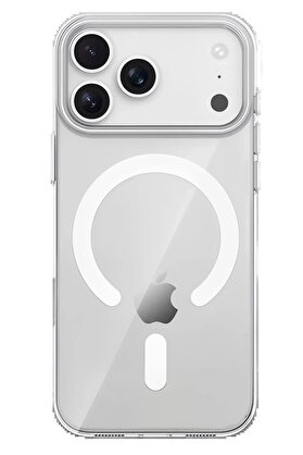 Buti̇k Apple İphone 17 Pro Pc Blank Magsafe Kapak - Şeffaf-(5796)