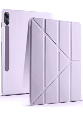 Buti̇k Xi̇aomi̇ Redmi̇ Pad Se Kılıf Kalemli̇kli̇ Mars Tablet Kılıfı - Açık Mor-(5796)