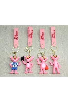 Evi̇mdeyokyok Pembe Panter Si̇li̇kon Anahtarlık Alk4271