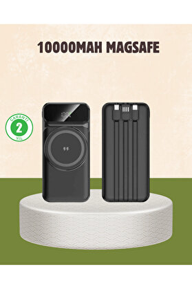 Zero Land 1594913741 10000 Mah Kablosuz Powerbank – 15W Hızlı Şarj, Type-C (01349) Çoklu Çıkışlı