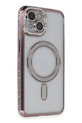 Harmonyaura İphone 13 Kılıf Joke Si̇mli̇ Magneti̇csafe Kılıf - Pembe