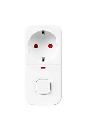 Evimdeyokyok Isıya Duyarlı Devre Ve Akım Korumalı Duvar Tekli Anahtarlı Priz Fiş 16A/250V 750