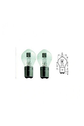 Oem Motosi̇klet Narva S2 12V 35/35W Bosch Ti̇pi̇ Ampul
