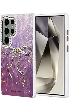 Buti̇k Harmonyaura Samsung Galaxy S24 Ultra Kılıf Blade Aynalı Desenli̇ Kapak - Desen 1