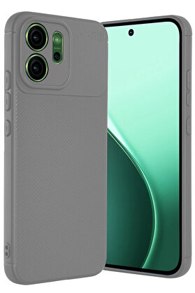 Buti̇k Harmonyaura Oppo Reno 14F Auto Focus Karbon Kapak - Gri̇