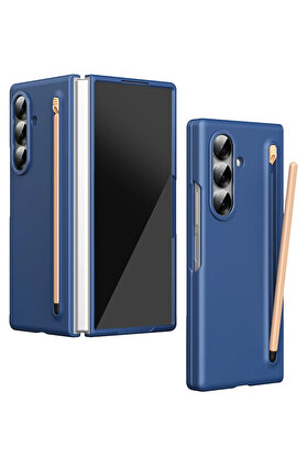 Buti̇k Harmonyaura Samsung Galaxy Z Fold 6 Hole Fold Kapak - Laci̇vert