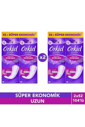Orkid Günlük Ped Extra Koruma Uzun 52 Ped x2