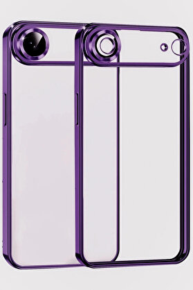 Buti̇k Apple İphone 17 Ai̇r Lensli̇ Si̇li̇kon - Açık Mor-(5796)