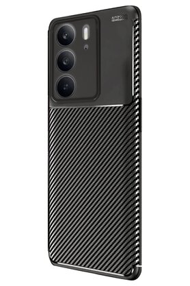 Ykavm Lrz02 Realme C75 4G Auto Focus Karbon Kapak - Si̇yah