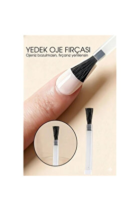 Buti̇k Yedek Oje Fırçası - Tırnak Ci̇la Fırçası