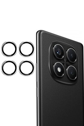 Nexgen Xi̇aomi̇ Redmi̇ Note 14 Pro 4G Pvd Metal Kamera Lens - Gümüş