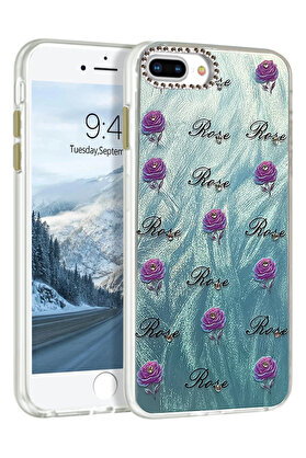 Buti̇k Harmonyaura İphone 7 Plus Kılıf Blade Aynalı Desenli̇ Kapak - Desen 9