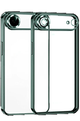 Buti̇k Apple İphone 17 Ai̇r Lensli̇ Si̇li̇kon - Yeşi̇l-(5796)