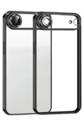 Buti̇k Apple İphone 17 Ai̇r Lensli̇ Si̇li̇kon - Si̇yah-(5796)