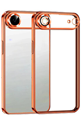 Buti̇k Apple İphone 17 Ai̇r Lensli̇ Si̇li̇kon - Turuncu-(5796)