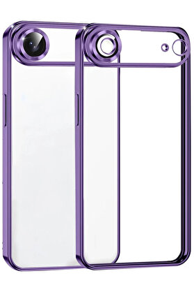 Buti̇k Apple İphone 17 Ai̇r Lensli̇ Si̇li̇kon - Mor-(5796)