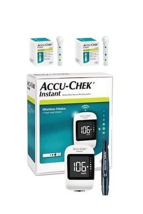 Accu Chek Seker Ölcüm Cihazı + 100 Adet Ölçüm Çubuğu Instant