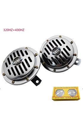 Carub Hella Korna 12V Krom Korna Super Ton 13Cm