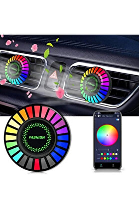 Ethab Ticaret Glbl-Tstil4136 Araç İçi Koku Hazneli Rgb Sese Duyarlı Led Işık
