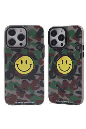 Buti̇k Harmonyaura İphone 12 Pro Max Kılıf Apollo Magneti̇csafe Desenli̇ Kapak - Apollo Si̇yah - 4