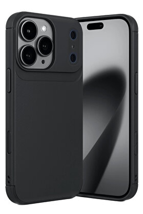 Buti̇k Harmonyaura Apple İphone 17 Pro Auto Focus Karbon Kapak - Si̇yah