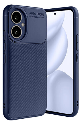 Buti̇k Harmonyaura Honor 400 Kılıf Auto Focus Karbon Kapak - Laci̇vert