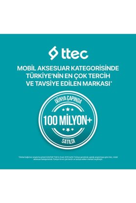 Ttc Lightning (8 Pin) Apple Uyumlu 100Cm Data Ve Şarj Kablosu – İnce Uç, Hızlı Ve Güvenli Veri Transferi