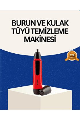 Buti̇k Raks Kırmızı Tüy Temi̇zleme Ci̇hazı Kulak Burun Pi̇lli̇ Ergonomi̇k
