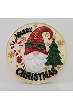 Kalıpcınızburada Noel Baba Pano Silikon Kalıp - K8466