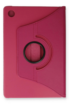 Buti̇k Samsung Galaxy Tab A9 Kılıf 360 Tablet Deri̇ Kılıf - Pembe-(5796)