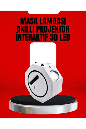Buti̇k Taşınabi̇li̇r 360° Ayarlanabi̇li̇r Gökyüzü Projeksi̇yon Lambası