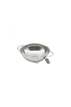 Go İthalat 19Cm Metal Kulplu Çeli̇k Sepet Süzgeç İnce Tel Ayaklı (5324)