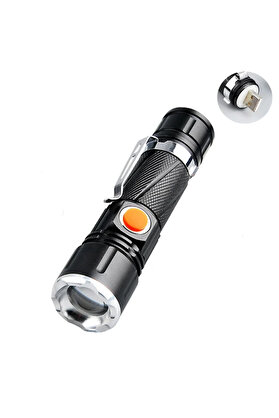 Evi̇mdeyokyok P50 Led Şarjlı Mıknatıslı Usb El Feneri̇ Wt-622