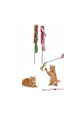 Ethab Ticaret Glbl-Tstil4136 Yılbaşı Temalı Kedi Oyun Oltası