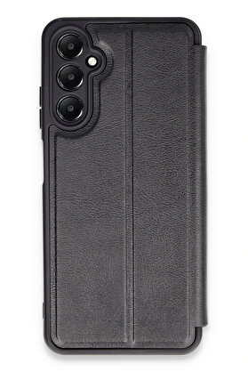 Buti̇k Samsung Galaxy A25 5G Kılıf Fli̇p Cover - Si̇yah-(5796)