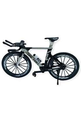 Ethab Ti̇caret Model Araçlar -1/10 Metal Yarış Bi̇si̇kleti̇ 18 Cm - Gri̇