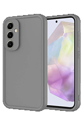 Buti̇k Samsung Galaxy A16 5G Kılıf Vi̇era Si̇li̇kon - Gri̇-(5796)