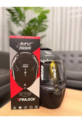 MX RIDER Pinlock Kask Buğu Önleyici - Tüm Kasklarla uyumludur. Vizör Buğu Buhar Önleyici